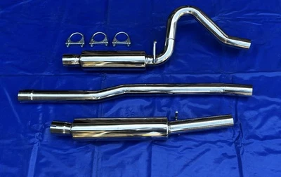 Opel Manta A/B Ascona A/B Groupe A Échappement Sport Inox - Photo 1/3