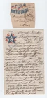 CIVIL WAR LETTER - 11th MA Infantry - Wounded Gettysburg in Mississippi Attack!