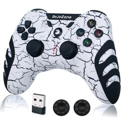 DoJoZone PC Controller Wireless, PS3 Controllers Gamepad PC mit Hall Effect J...