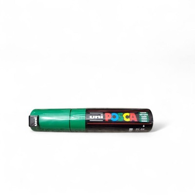 Uni POSCA 8mm Chisel Tip Paint Marker - GREEN (PC-8k)