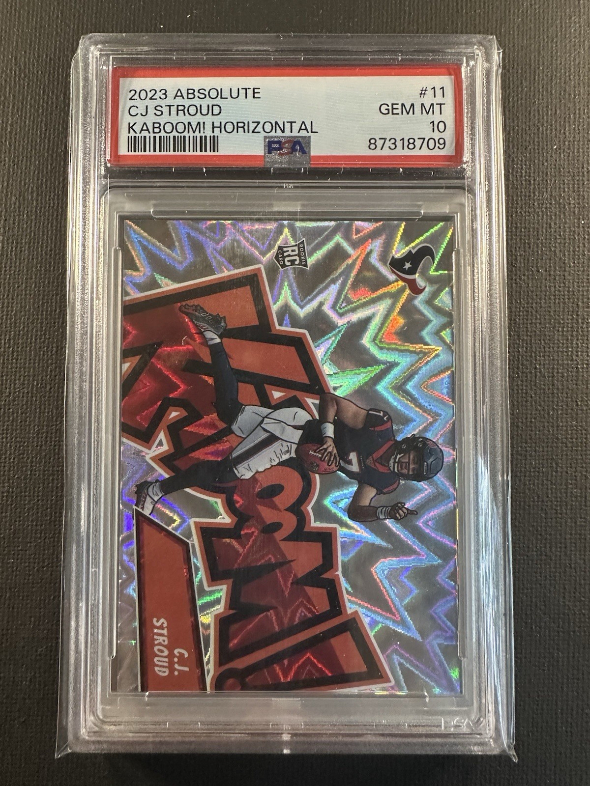 2023 Absolute Kaboom CJ Stroud RC Rookie Card PSA 10