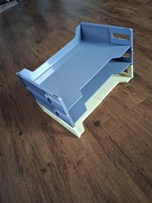 Vintage 1969 Eldon Office Products Stackable File Trays Lot 3 MCM USA Made