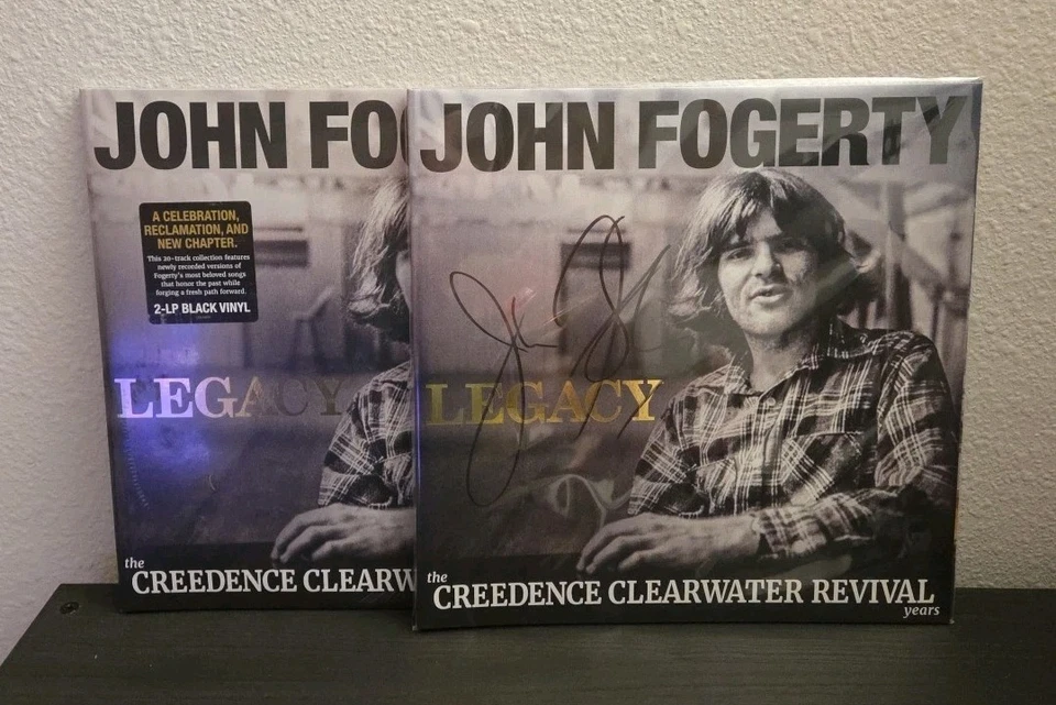JOHN FOGERTY Signed LEGACY Creedence Clearwater Revival Vinyl Official 🆕 ✅