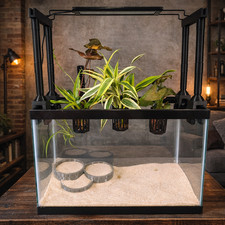 Aquarium Adjustable Light Riser for Rimmed Tanks Extended Height LED Mount