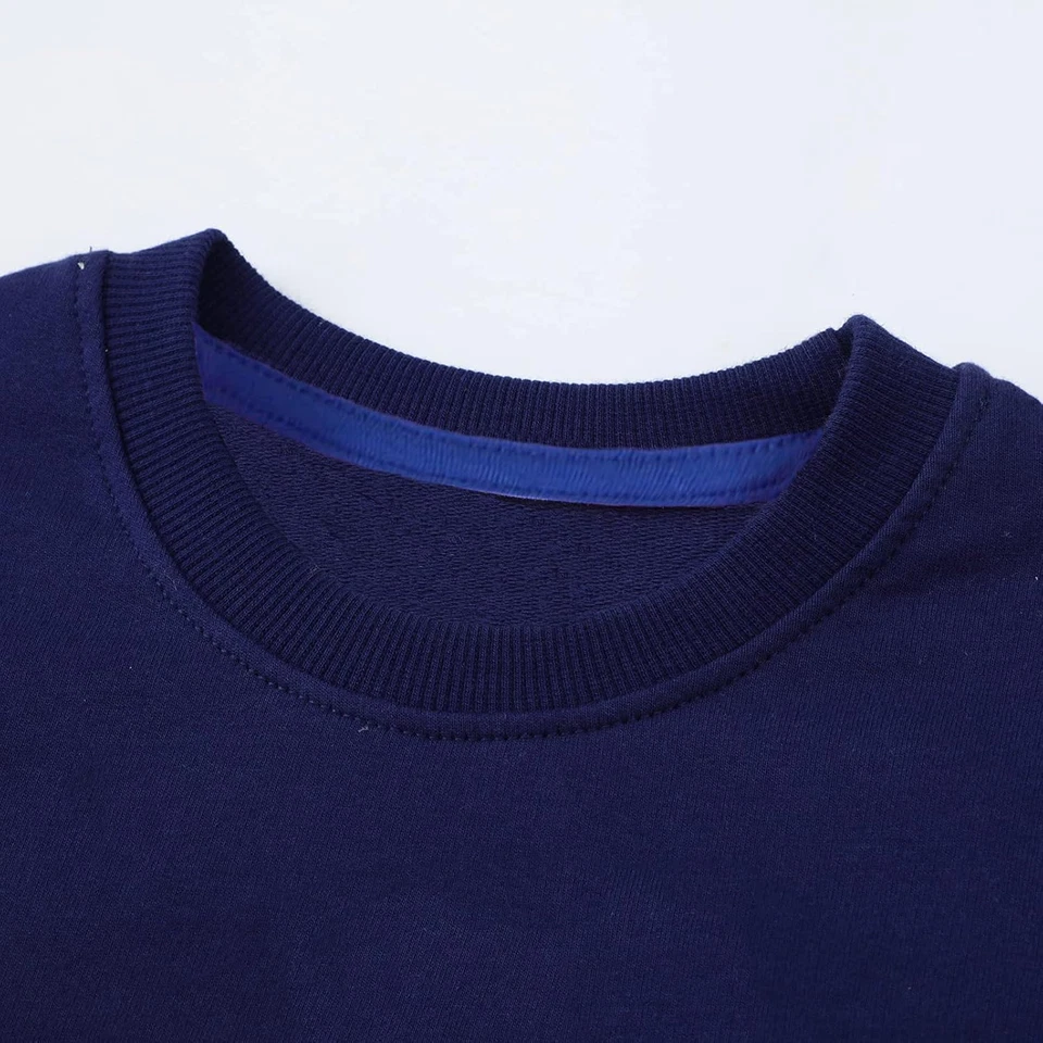 Kids Christmas Jumpers 1-7 Years Boys Girls Xmas Sweatshirts Jumper Toddler Sant - Immagine 4 di 4