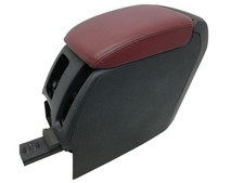 Mittelkonsole Armlehne Schwarz/Rot passt für VW EOS (1F7, 1F8) 2.0 TDI