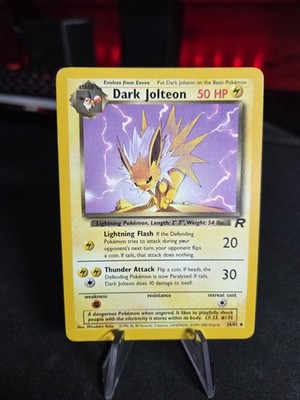 Dark Jolteon 38/82 - Team Rocket Uncommon Pokemon Card TCG 2000 MP