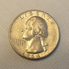 1964 Washington Quarter 25C Silver 0.9 Fineness Denver KM#164