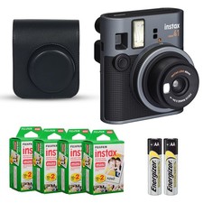 Fujifilm Instax Mini 41 Camera Black w/ Case  80 Mini Film