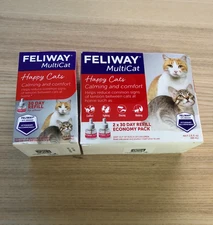 FELIWAY MultiCat Calming Refill 3-Pack - 48ml Each - Expires 01/27