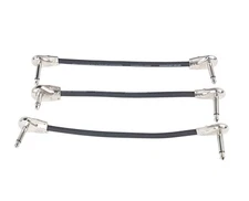 Gator Cableworks Backline 6" Instrument/Patch Cable, 3-Pack