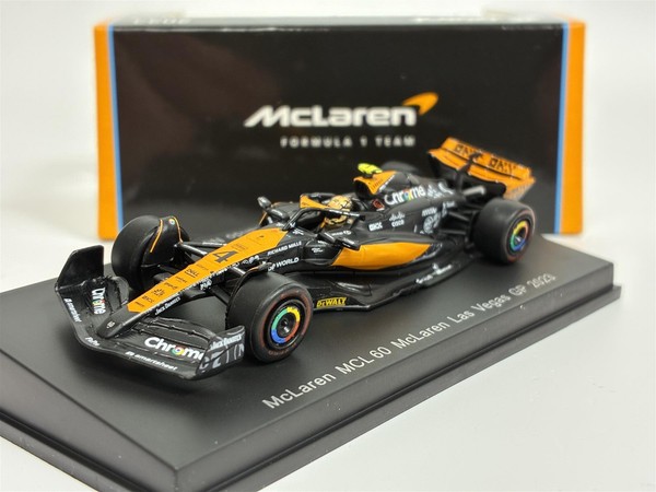 Lando Norris #4 Mclaren F1 MCL60 Las Vegas Gp 2023 1:64 MaßStab Spark Y360-image