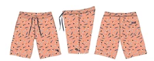 Salt Life Youth Aquatrunks Orange Tackling Gear M Live Salty Saltlife NWT