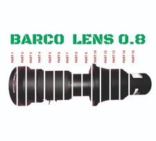 BARCO 0.8:1 XLD dlp Short Throw projector lens,HDQ40 projector,R9852945