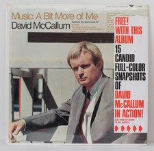 DAVID McCALLUM "A Bit More Of Me" LP (Capitol, OG '67 Mono) SEALED Dre Axelrod