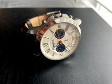 Fossil FS5021 Quartz - Analog Watch With Leather Band in Original Box
