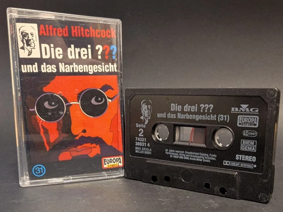 Drei Fragezeichen (31) - und das Narbengesicht - Hörspielkassette (Drei ???) - Bild 1 von 1