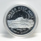1986 Sandstone Wells Fargo, Utah Silver Reef Mint Wells Fargo 1 oz Silver Round