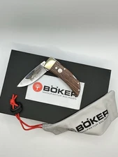 Boker Rosewood Gentleman’s Pocket Knife New 111004JU Cowboy Boot Maker