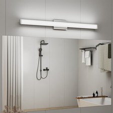 41 inch 24W Bathroom Vanity Light Nickel LED Wall Bar Lights Fixture Over Mirror