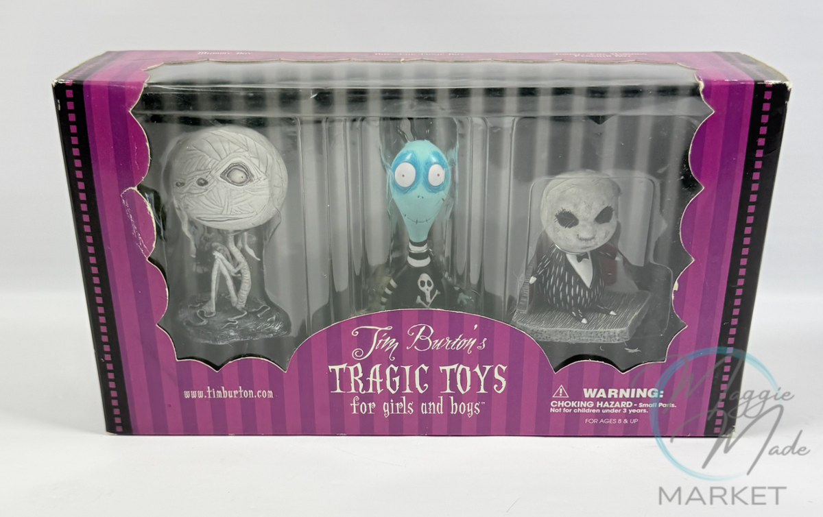 d*9様 Tim Burton TRAGIC TOYS 三箱セット New Tim Burton's Tragic Toys for Girls and Boys Complete THREE-Box