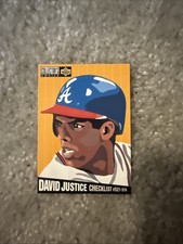 1994 Upper Deck Collector's Choice - Checklist David Justice #325