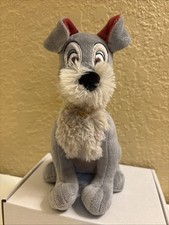 Disney Lady And The Tramp Tramp Plush 8" Doll Anthentuc W Collar a79