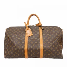 LOUIS VUITTON Keepall 55 M41424 Monogram Boston Bag Brown