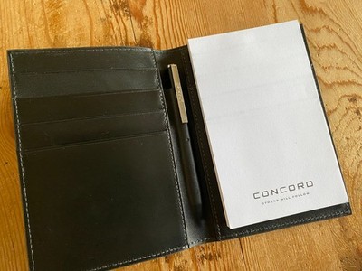 CONCORD - Notebook  Bloc de notas - 9´5 x 13´5 cm - Leather Cuero