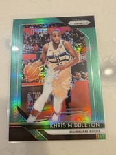 2018 Panini Prizm Khris Middleton Green Prizm All Star 286 MINT
