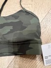 NWT Lululemon Flow Y Bra Sz 6 Nulu Light Support B/C Cup Camo Green — photo 3