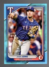 2024 Bowman - Josh Jung #98 Sky Blue Border /499