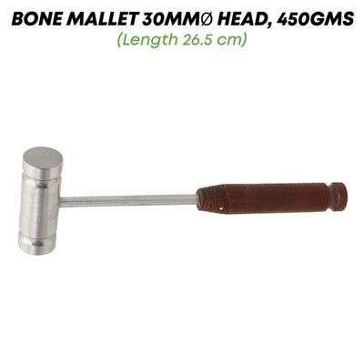 Fiber Handle Bone Mallet 26.5cm 30mm Head 450g Orthopedic Surgical Instruments