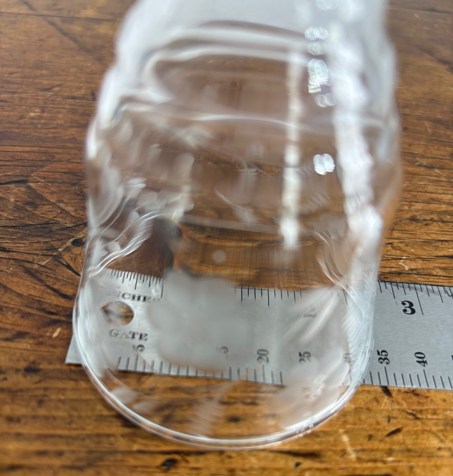 3 Pc. Vtg Libbey Rock Sharpe Halifax Cordial Aperitif Goblet Floral ...