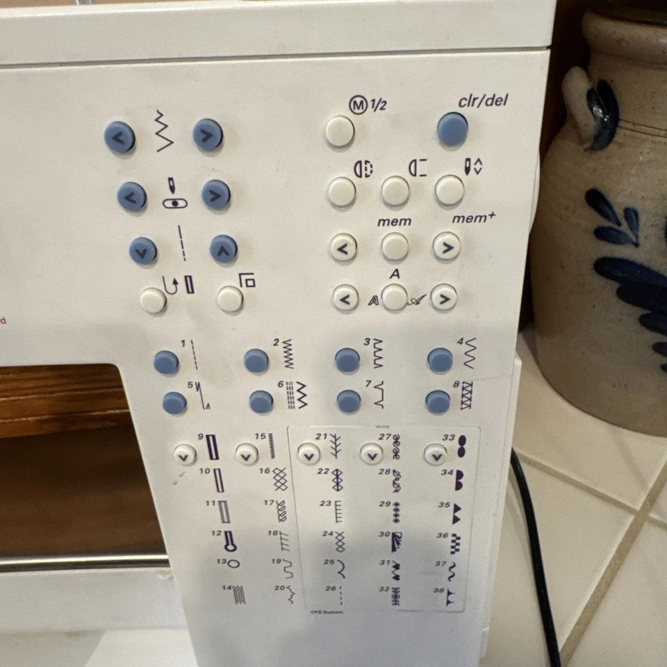 Bernina 160 sewing machine #37 foot Power cord Foot Pedal Extension Table - Image 2 of 4