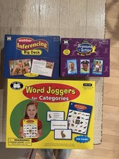 Speech Therapy Language Card Games Bundle | Inferencing Pronouns Vocabulary