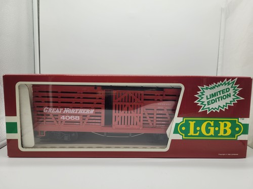 Gebrauchtes 5014068-N01 | LGB 4068-N01 US-Viehwagen GREAT NORTHERN OVP Spur 2m g | Zustand: Gebraucht
