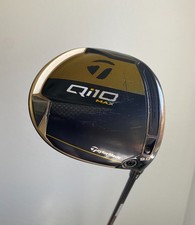 TaylorMade Qi10 Max Gold Dust 9° Driver Tour AD Graphite Design VF-6 X-Stiff