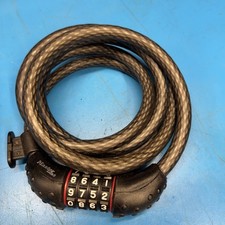 Master Lock Combination Cable Lock 6FT Secure A Bike Outdoor Equipment Pre-Owned
