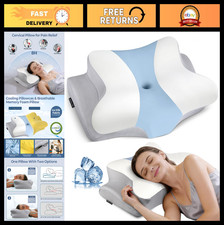 Ergonomic Cervical Pillow for Neck Pain Relief Cooling Memory Foam Support for