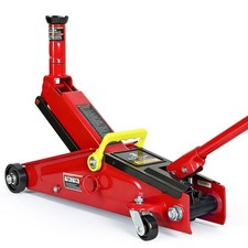 Jack Boss 3 Ton Torin Hydraulic Trolley Servicefloor Jack With Extra Saddle Red Jack Boss 3 Ton Torin Hydraulic Trolley Servicefloor Jack With Extra Saddle Red