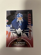 2021-22 UD Series 1 Young Guns UD Canvas Veini Vehvilainen Toronto Maple Leafs