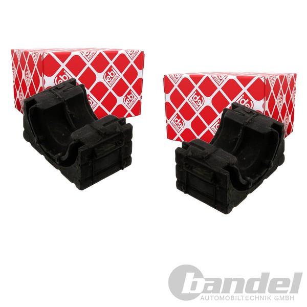 2X febi Stabilager Unten Vorne Passend FüR Opel Astra Meriva Signum Vectra Zafir-image