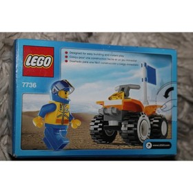LEGO City 7736 Coast Guard Quad Bike 33 Pcs Factory Sealed 2008 Vintage Set