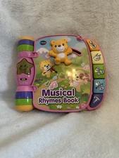 VTech Musical Rhymes Book, Pink Excellent Condition Read : Listen Nursery Songs
