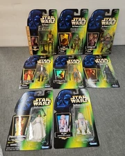 Star Wars The Power of The Force  Lot of  8 Figures Collection 1 & 2 - NICE