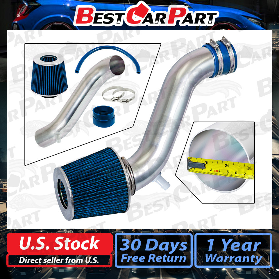 BCP BLUE 2014-2018 JEEP Cherokee 3.2L V6 Short Ram Air Intake Kit+Filter