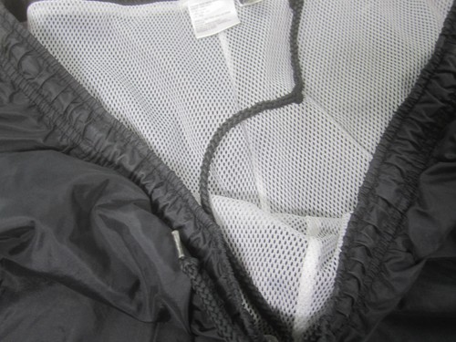 Adidas Pants Mens XL Black White Three Stripe Nylon Track Athletic Zip Pockets - Picture 8 of 15