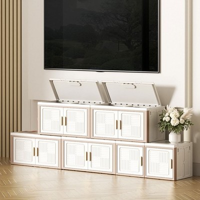 Storage Container Stackable Storage Box Practical PP ABS PS For Books