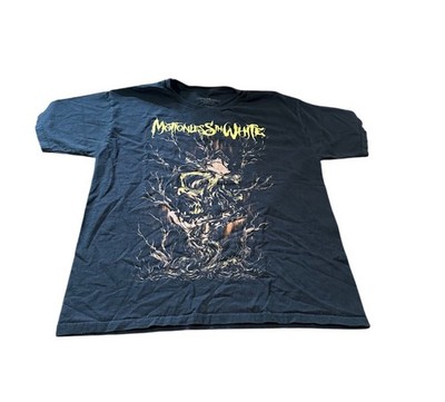 Motionless in White Metalcore Band Black Music Concert Graphic T-Shirt Tee XS